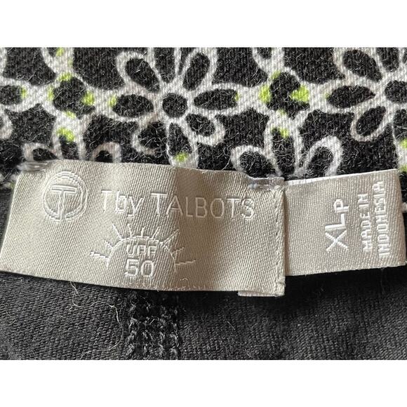 T By Talbots UPF 50 Skort Sz SLP Stretch Black White Pickleball Golf Hiking - Picture 4 of 13